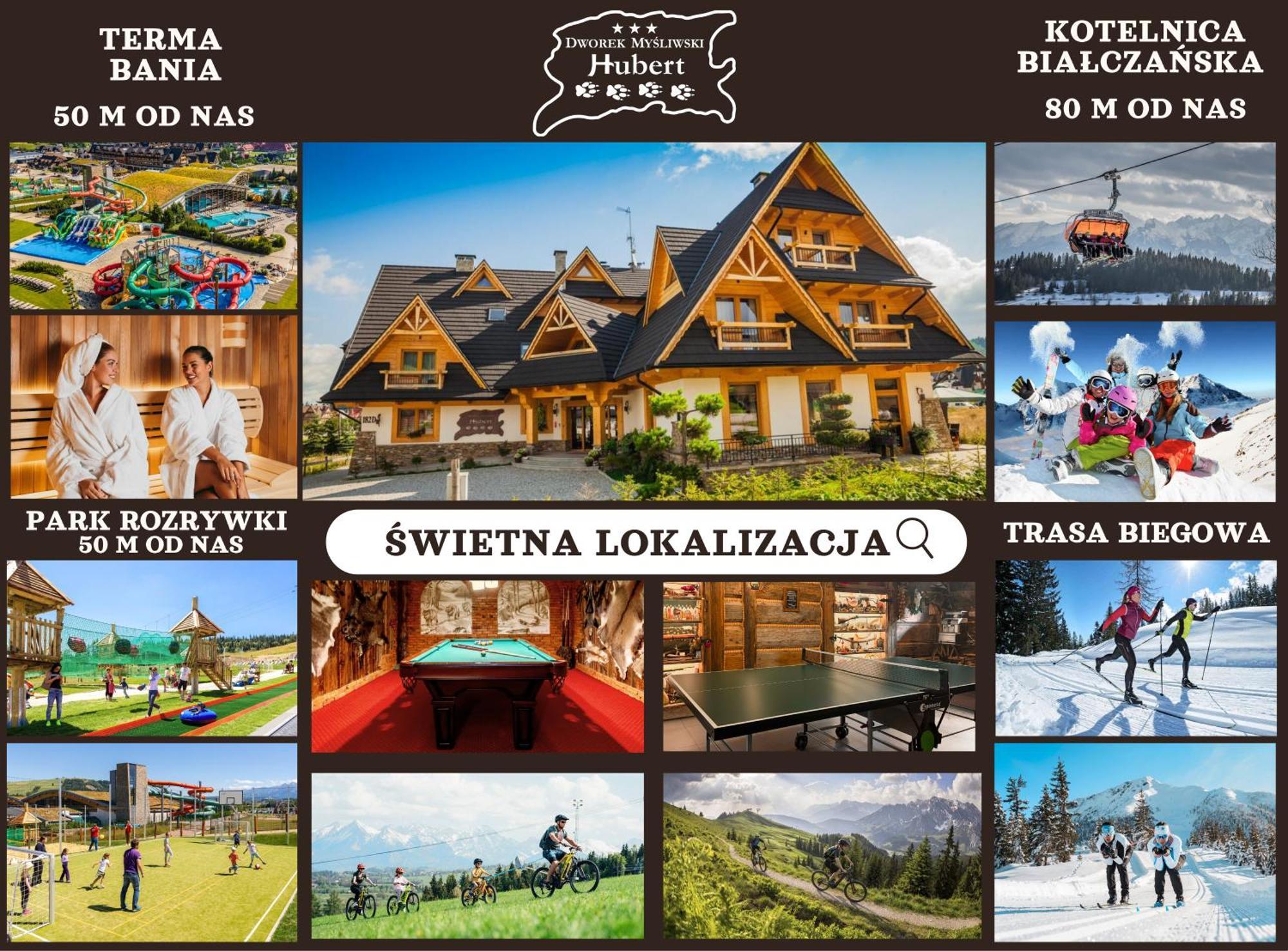 Dworek Mysliwski Hubert-Swietna Lokalizacja 50M Od Term Bania Białka Tatrzańska Exterior photo